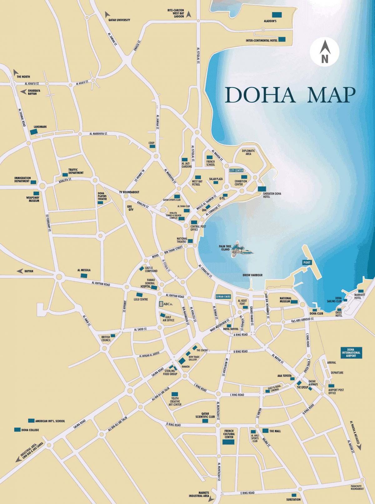 Ramani ya doha qatar