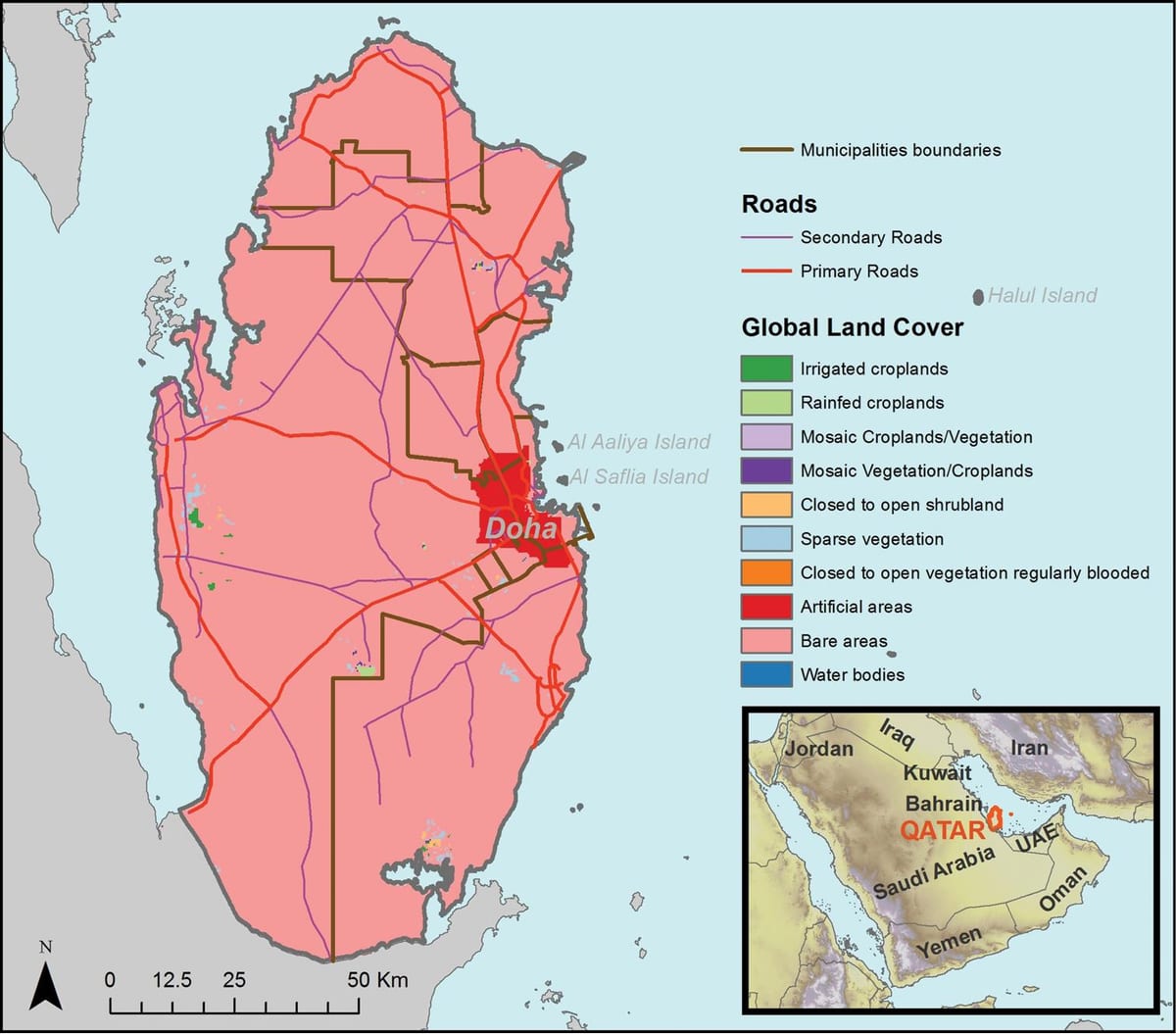Ramani ya qatar ya hali ya hewa
