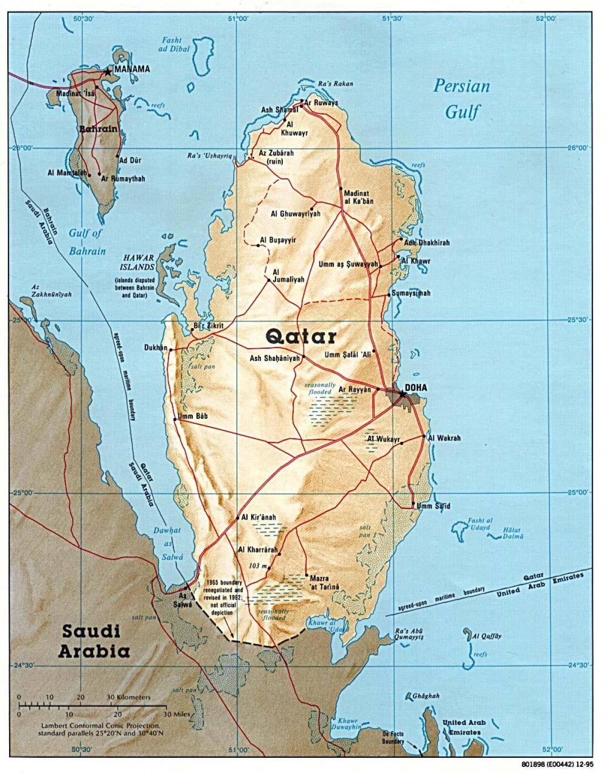 qatar kamili ya ramani