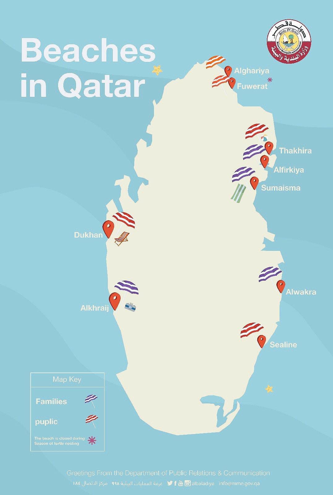 sealine beach resort qatar ramani ya eneo