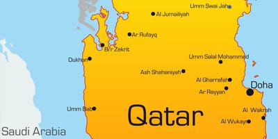 Ramani ya mji mkuu wa qatar 