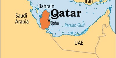 Ramani ya qatar asia