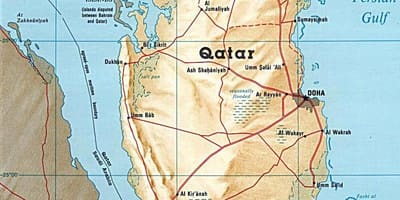 Ramani ya qatar islands 