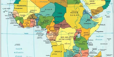 Ramani ya qatar afrika 