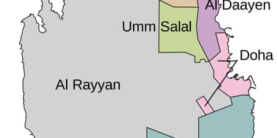 Ramani ya qatar manispaa 