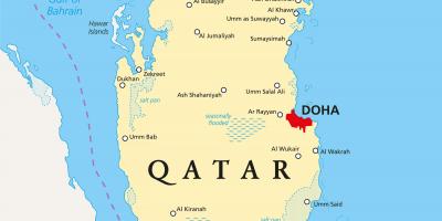 Qatar ramani na miji